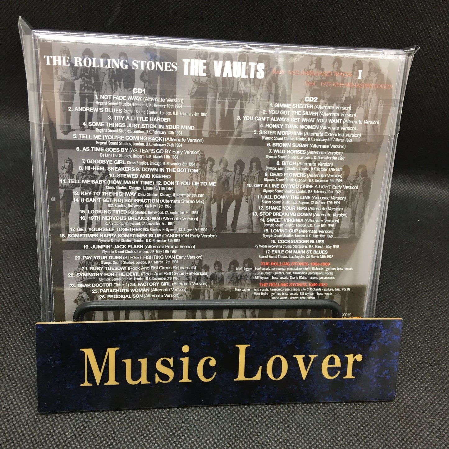 THE ROLLING STONES / THE VAULTS I : RARE AND UNRELEASED TRACKS 1964-1972 NEW REMASTERS EDITION (2CD)