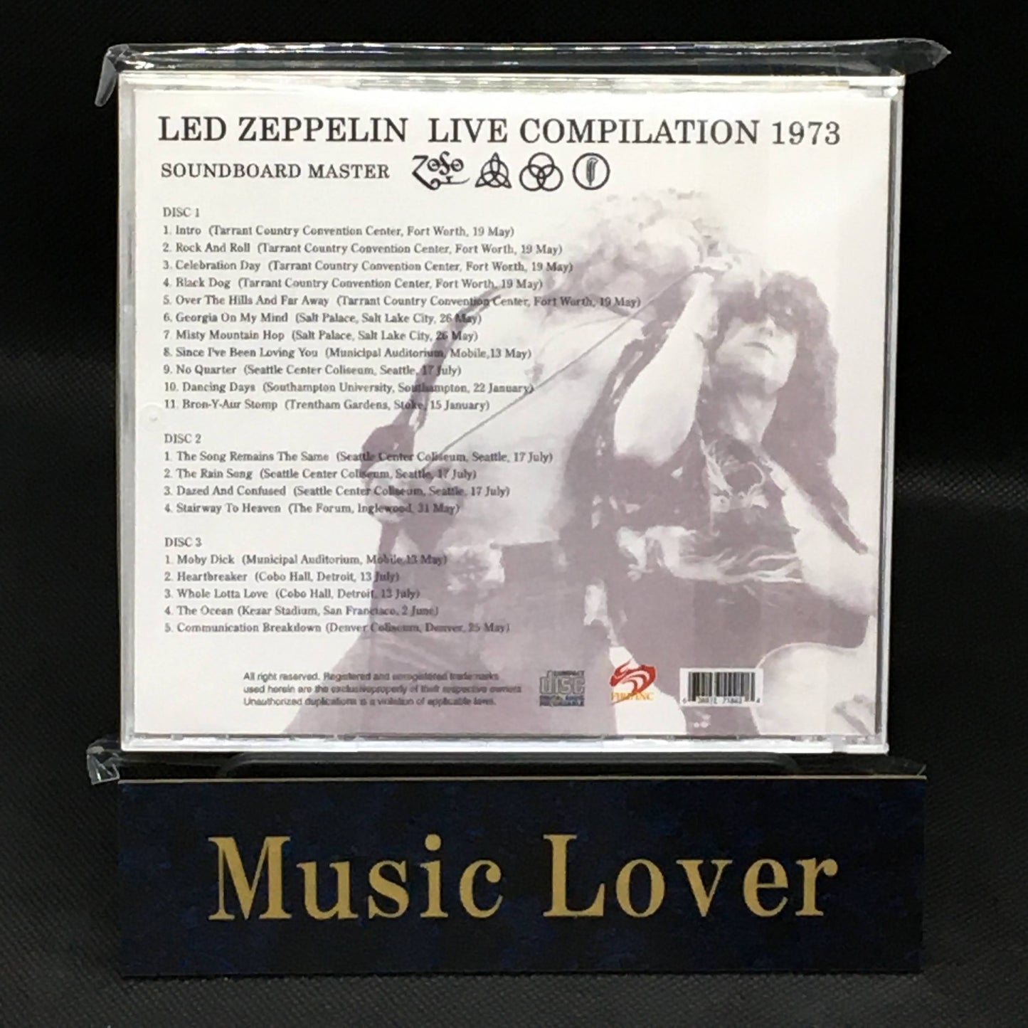 LED ZEPPELIN / LIVE COMPILATION 1973 (3CDR)