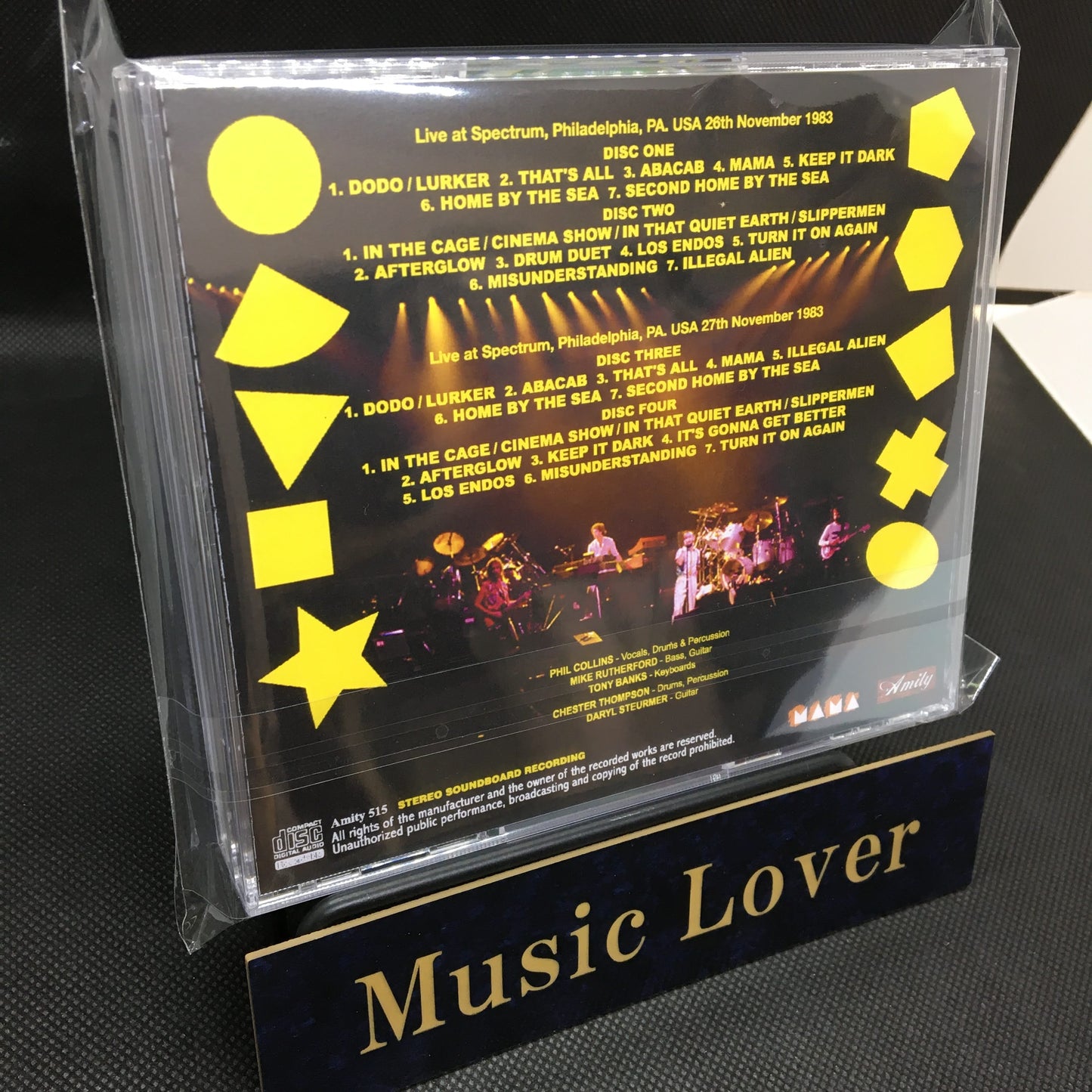 GENESIS / PHILADELPHIA 1983 PRE-FM MASTER STEREO SOUNDBOARD (4CDR)