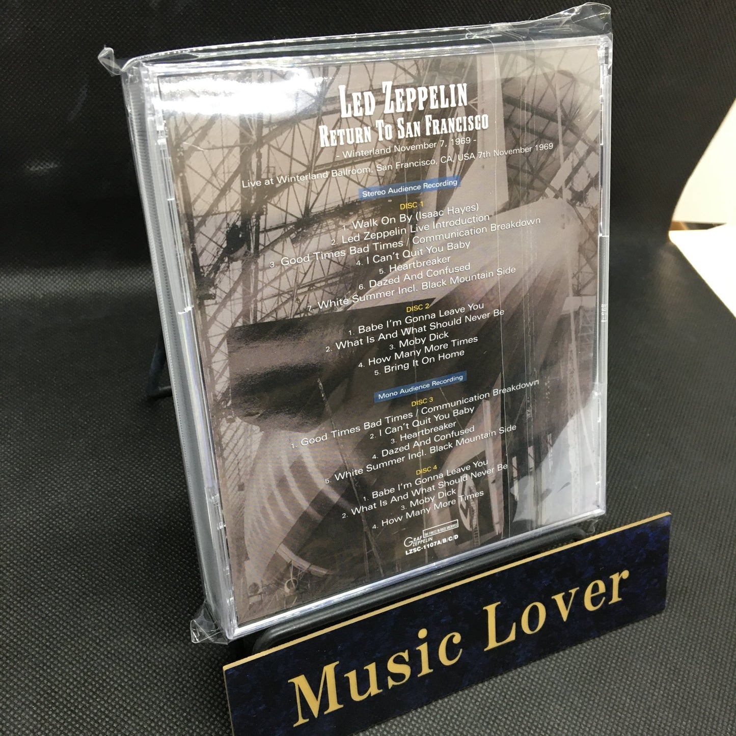 LED ZEPPELIN / RETURN TO SAN FRANCISCO WINTERLAND 1969 (4CD)