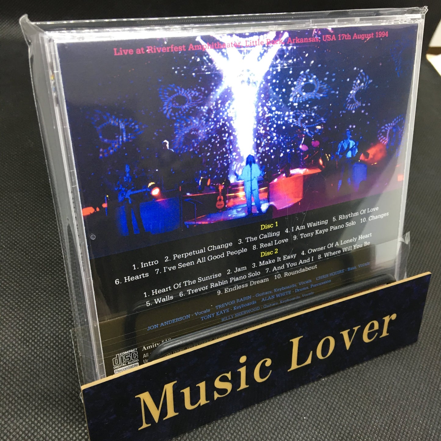 YES / LITTLE ROCK 1994 STEREO SOUNDBOARD (2CDR)