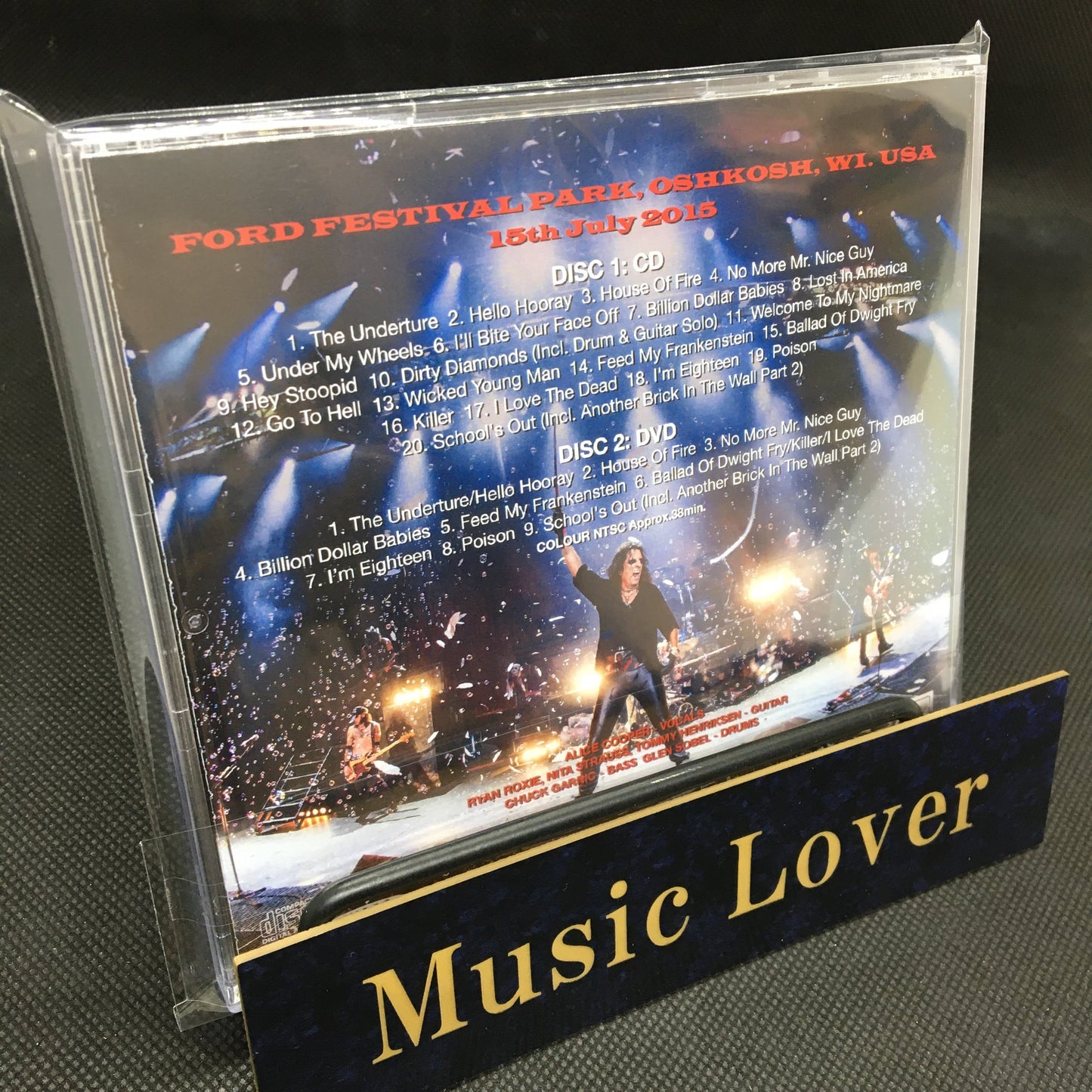 ALICE COOPER / ROCK USA 2015 (1CDR+1DVDR)