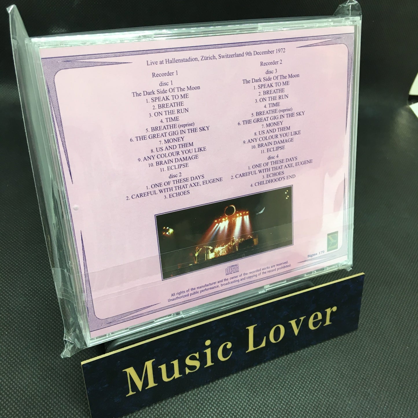 PINK FLOYD / ZURICH 1972 (4CD)