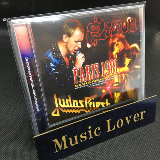 JUDAS PRIEST + SAXON / PARIS 1981 RADIO BROADCAST (1CDR)