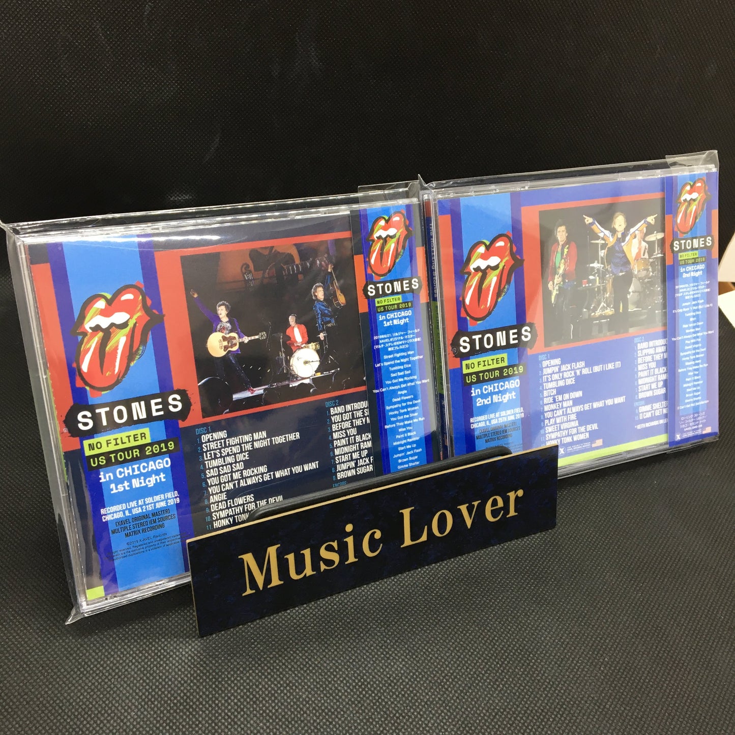 The Rolling Stones / No Filter in Chicago 2 Days Complete XAVEL ORIGINAL MASTER (4CD)