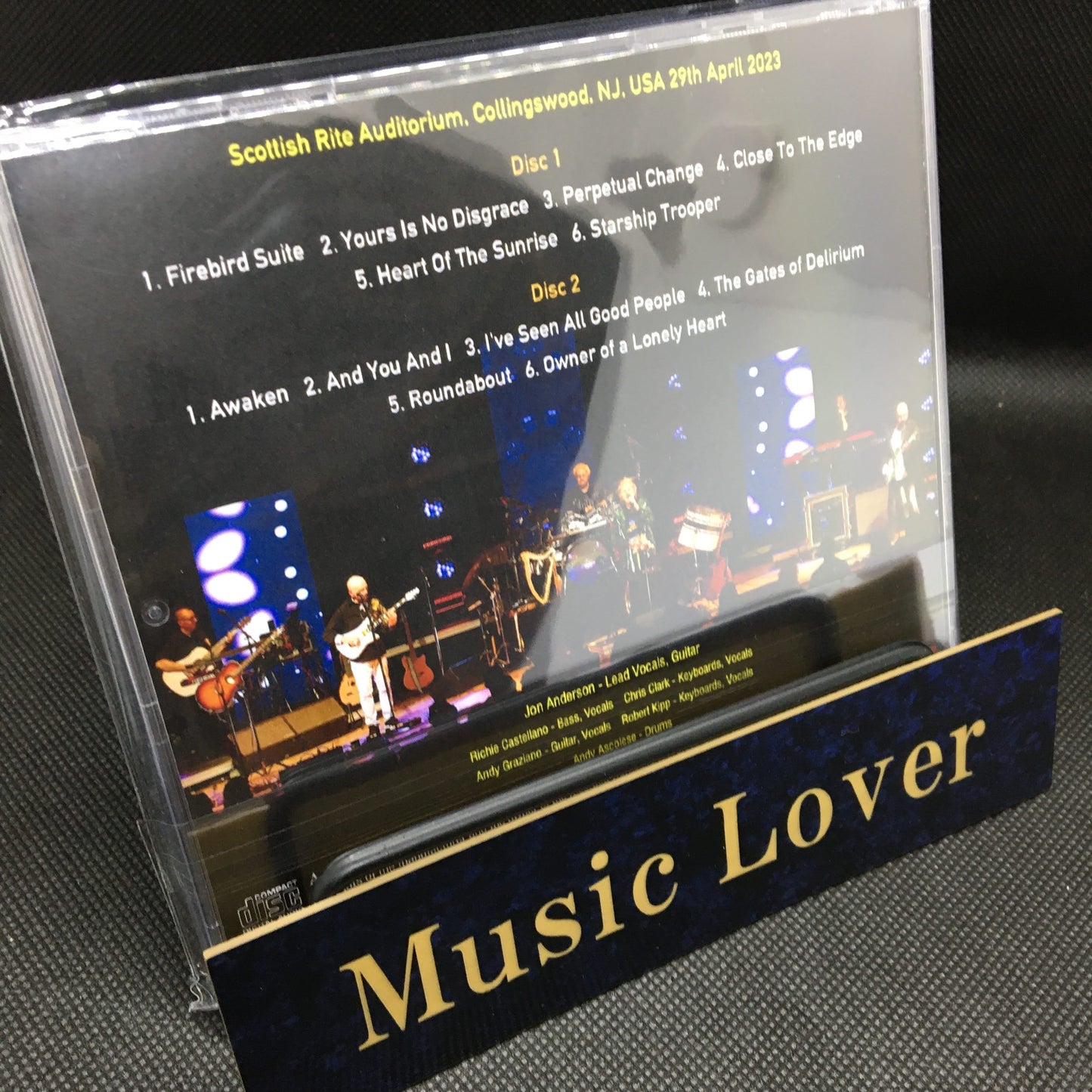 YES EPICS & CLASSICS feat. JON ANDERSON AND THE BAND GEEKS / COLLINGSWOOD 2023 (2CDR)