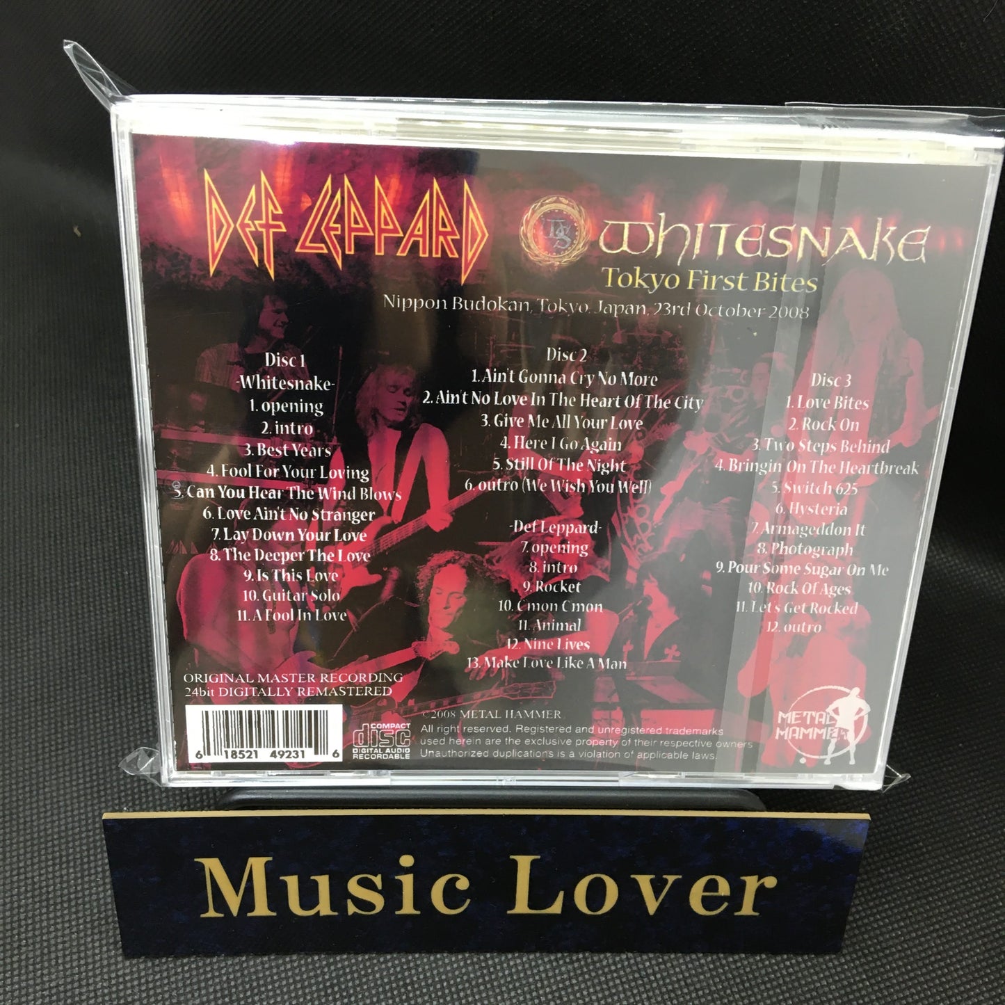 WHITESNAKE & DEF LEPPARD / Tokyo First Bites (3CDR)