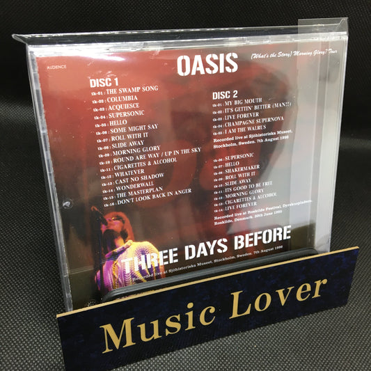 Oasis / Three Days Before SOUNDBOARD (2CD) Moonchild Records