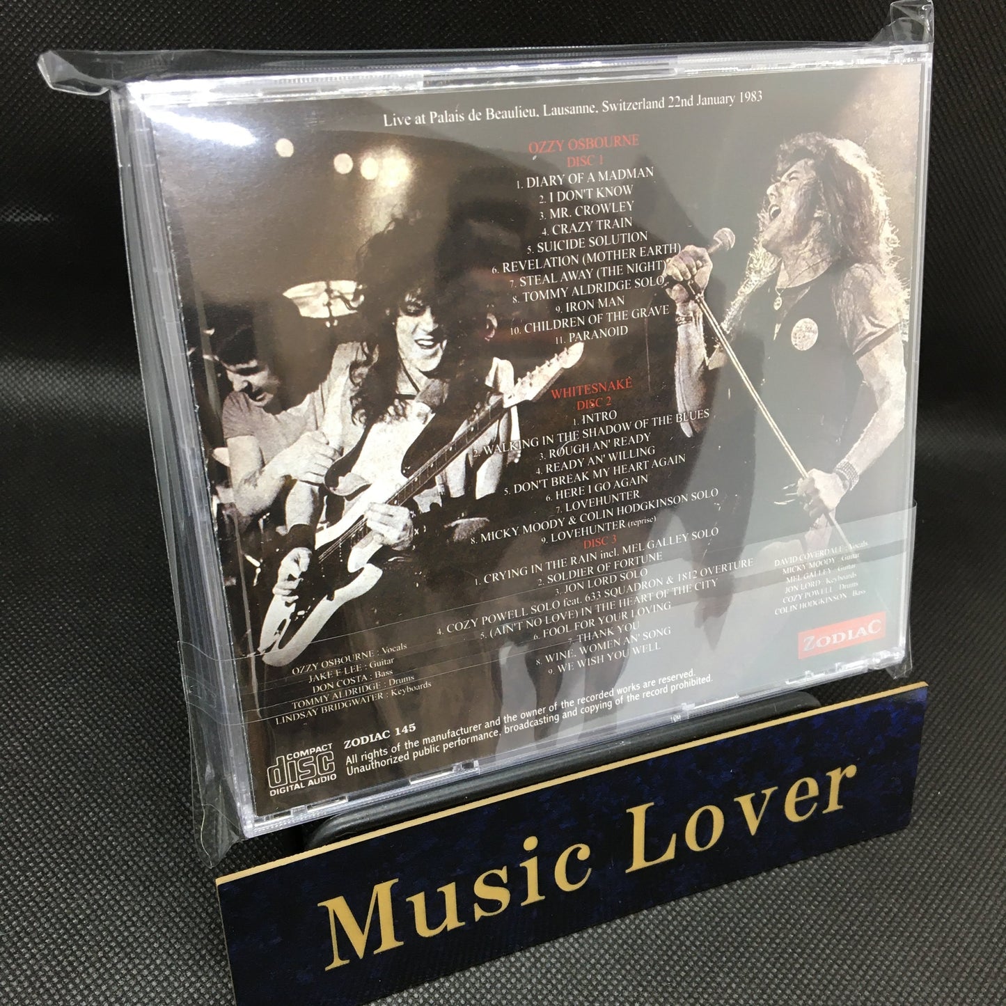 WHITESNAKE / OZZY OSBOURNE / MASTERS OF LAUSANNE 1983 (3CD)