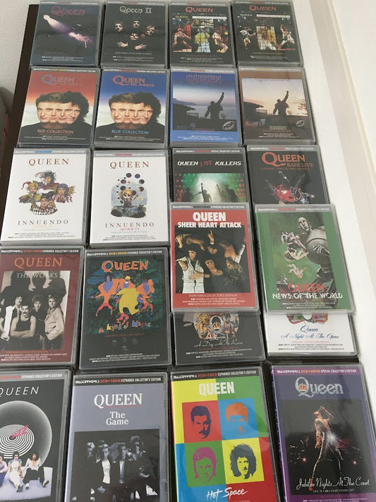 QUEEN / EXPANDED COLLECTOR'S EDITION Complete 22 Set (44CD+28DVD) Some R discs