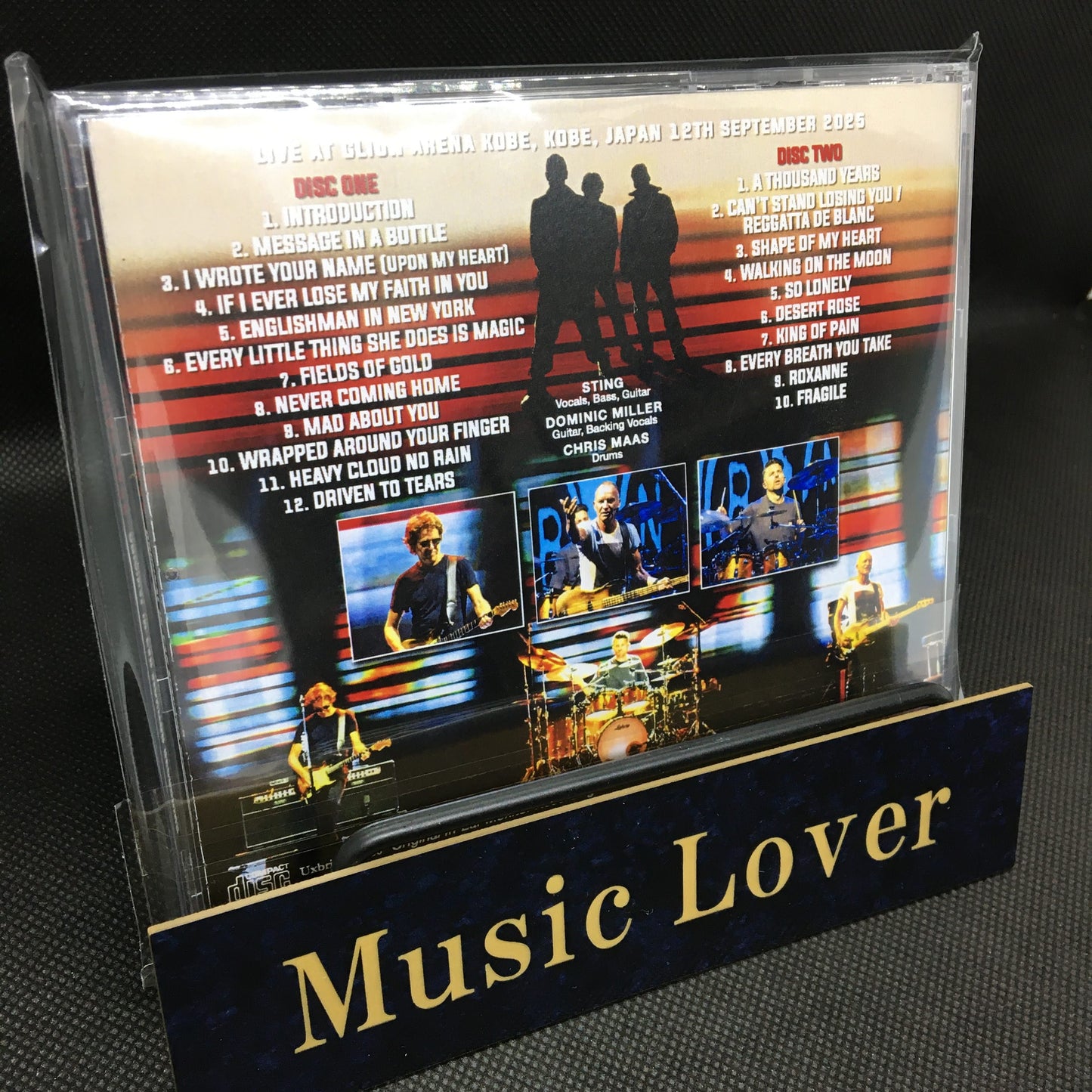 STING / KOBE 2025 ORIGINAL IEM RECORDING (2CDR)