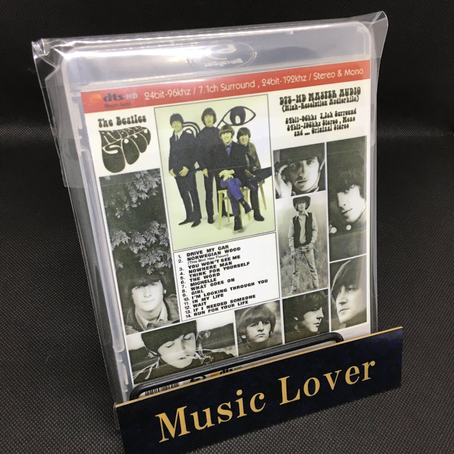 The Beatles / RUBBER SOUL 24bit-96khz / 7.1ch Surround, 24bit-192khz / Stereo & Mono (1BDR) DTS-HD Master Audio