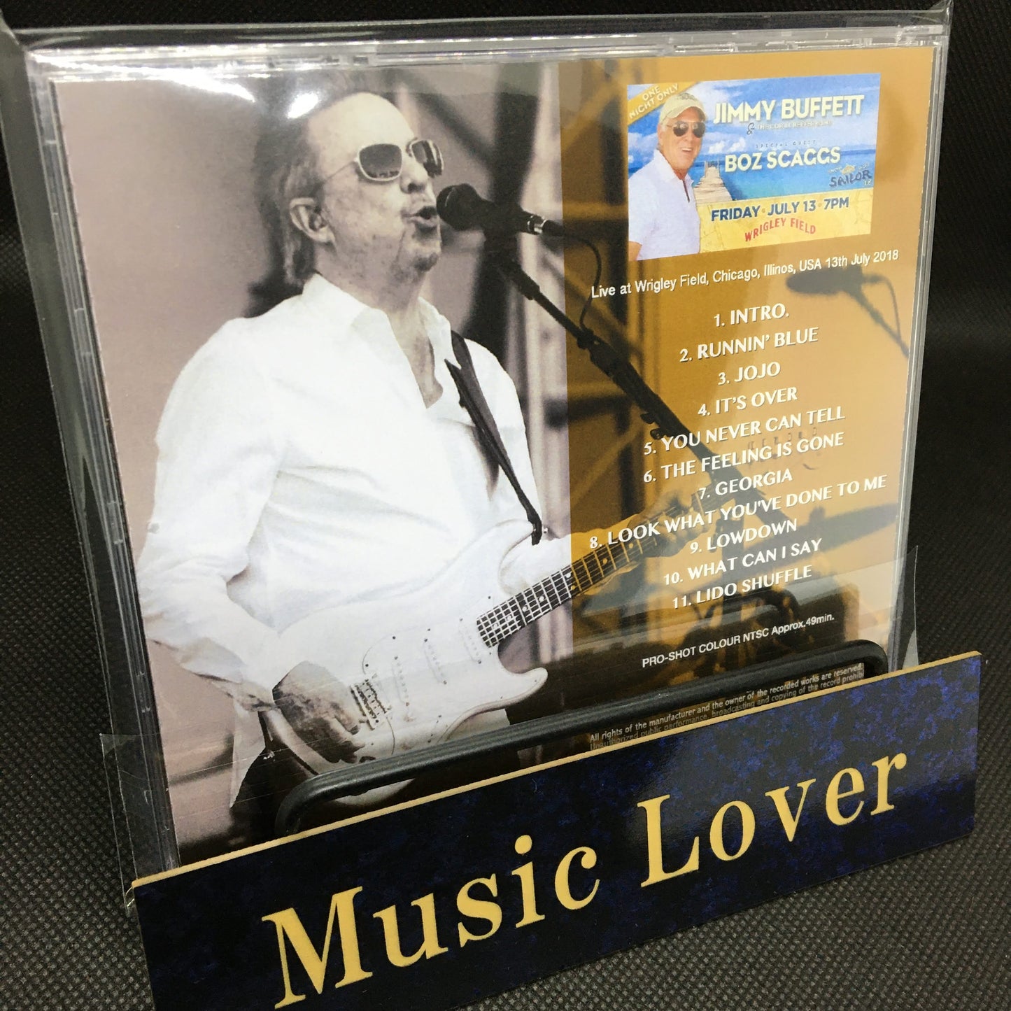 BOZ SCAGGS / CHICAGO 2018 PRO SHOT (1DVDR)