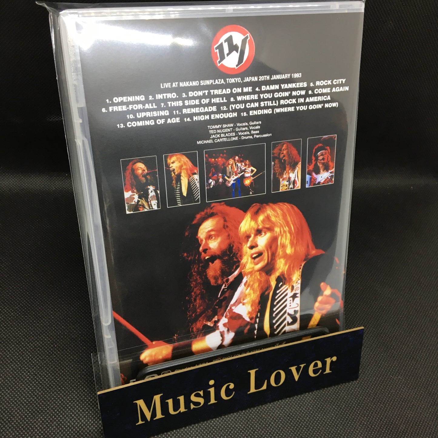 DAMN YANKEES / TOKYO 1993 PRO SHOT (1DVDR)