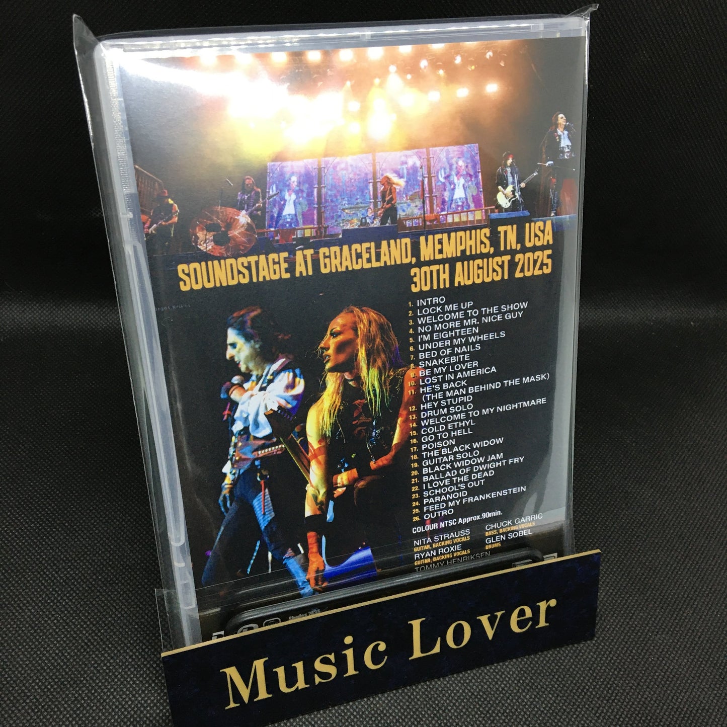 ALICE COOPER / MEMPHIS 2025 FRONT ROW (1DVDR)