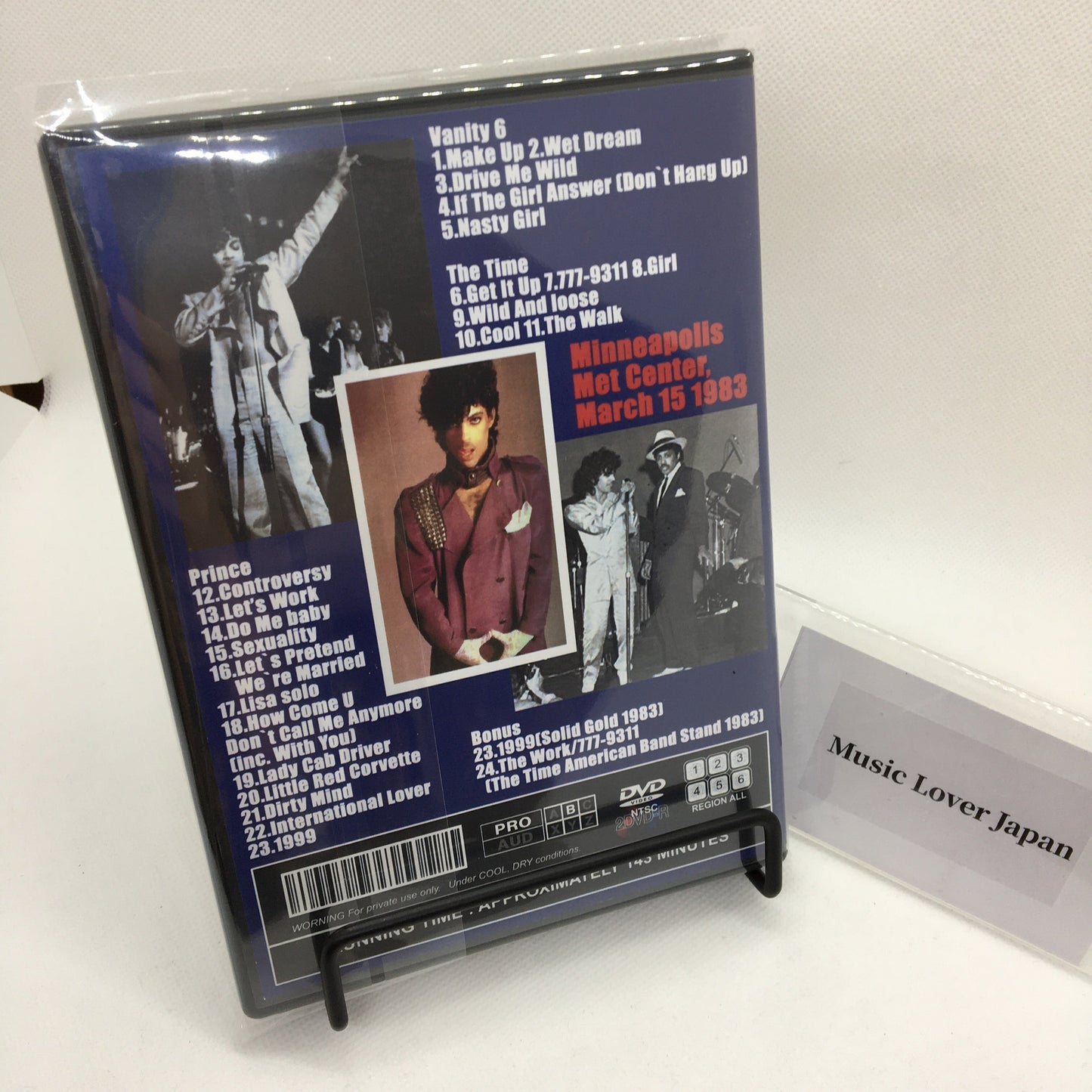 PRINCE & THE TIME / VANITY 6 (2DVDR)