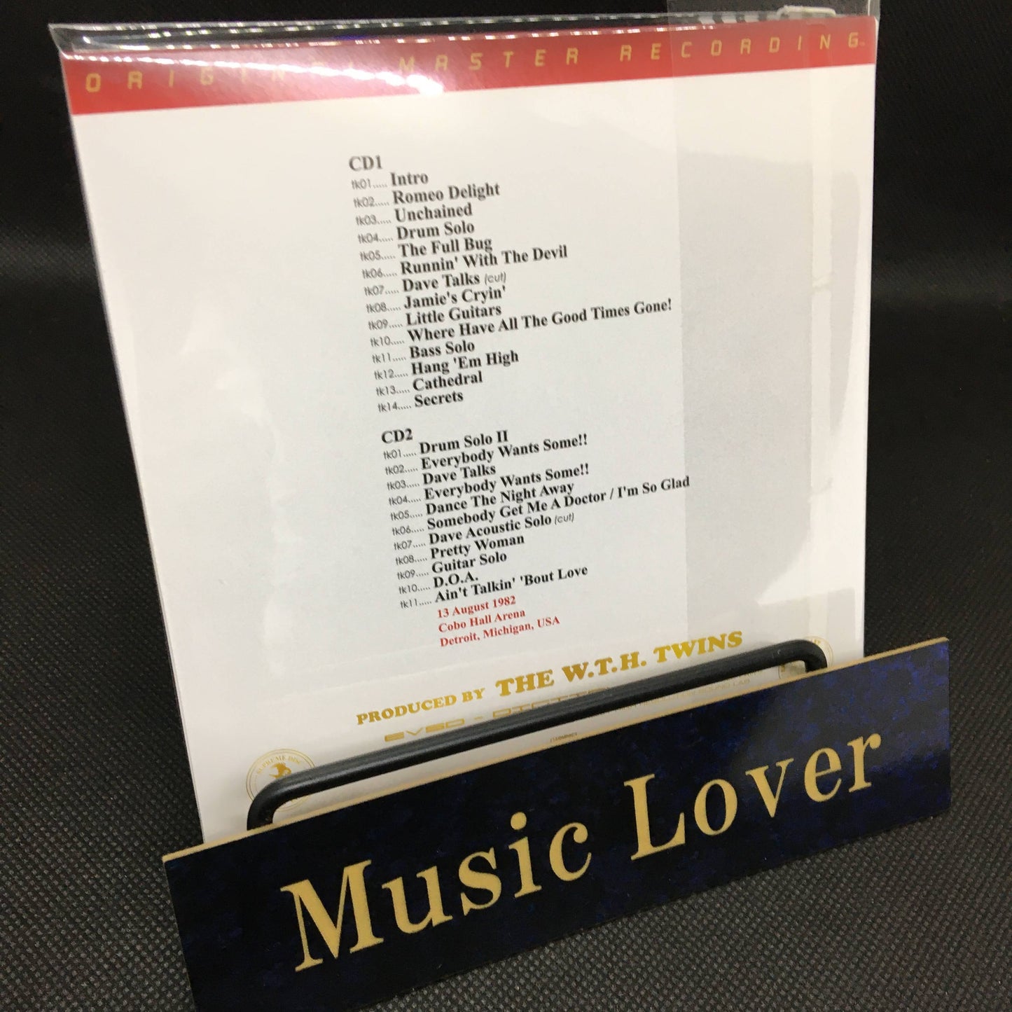 VAN HALEN / Detroit Night 1982 (2CD) SOUNDBOARD Empress Valley New