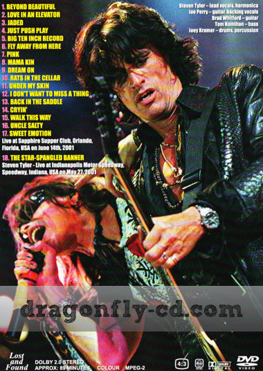 AEROSMITH / ORLANDO 2001 PRO SHOT (1DVDR)