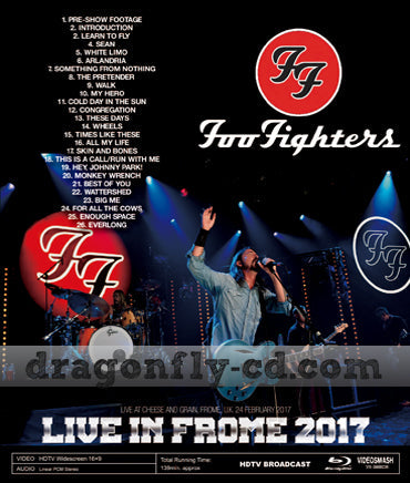 FOO FIGHTERS / LIVE IN FROME 2017 PRO SHOT (1BDR)