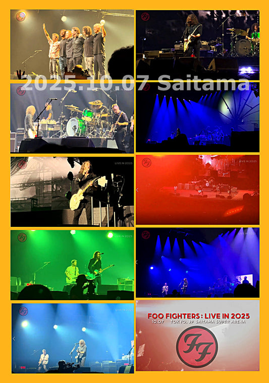 Foo Fighters / 2025 Japan Tour First Day October 7th Saitama 4cam Audio Multi edit (1BDR)