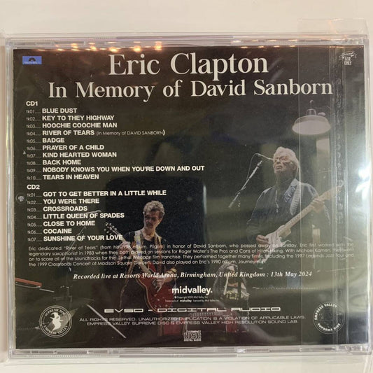 ERIC CLAPTON / IN MEMORY OF DAVID SANBORN RIVER OF TEARS (2CD)