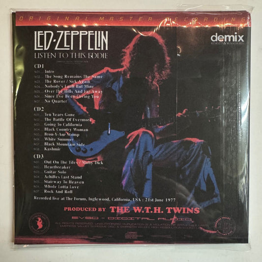 LED ZEPPELIN / LISTEN TO THIS, EDDIE DEMIX (3CD) Empress Valley New