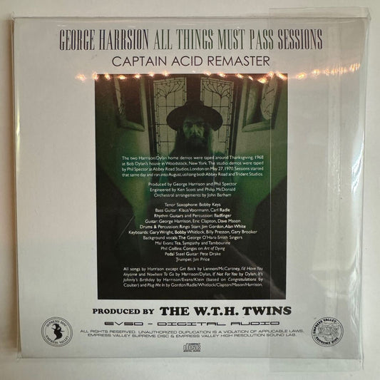 GEORGE HARRISON / ALL THINGS MUST PASS SESSIONS captain acid remaster (5CD)