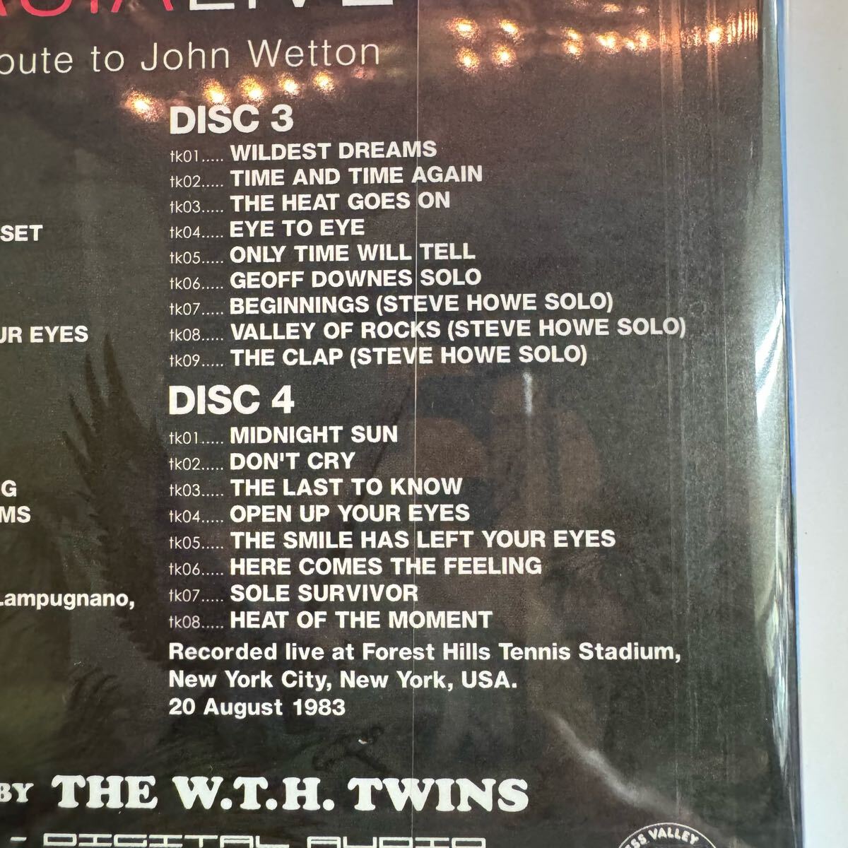 ASIA / FOREVER John Wetton Asia Live (4CD)