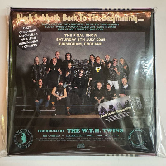 BLACK SABBATH / THE LAST SUPPER Back To The Beginning Last Show Stereo Soundboard 6CD Button badges Limited Box Set