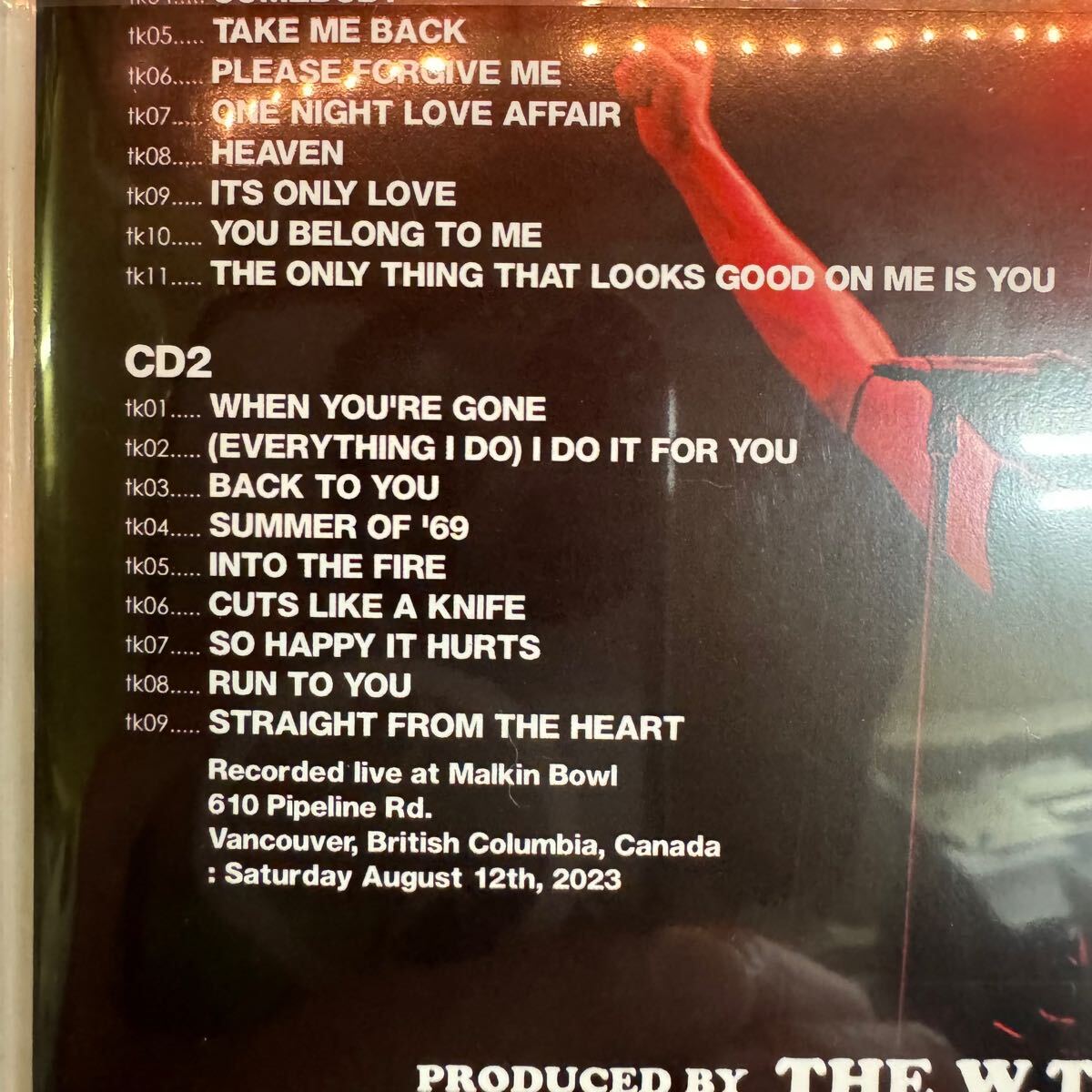 BRYAN ADAMS / FOR INVITATION ONLY (2CD)