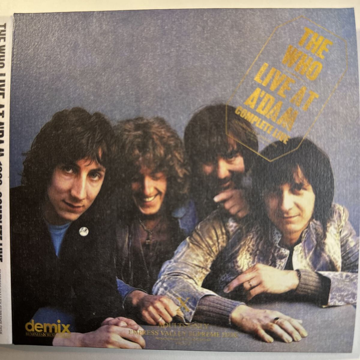 THE WHO / LIVE AT A’DAM (2CD+TOMMY MEDLEY disk)