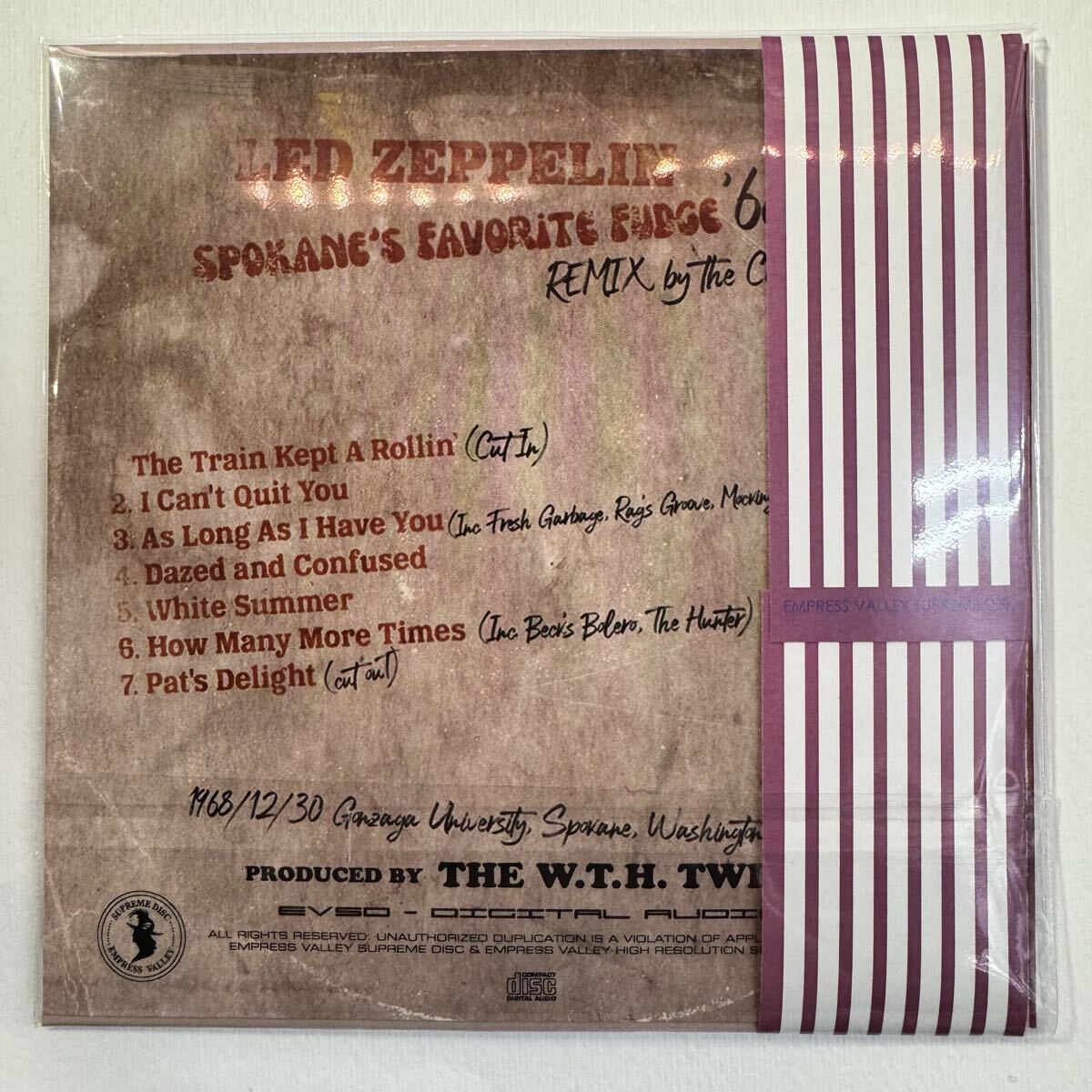 LED ZEPPELIN / SPOKANE’S FAVORITE FUDGE (1CD)