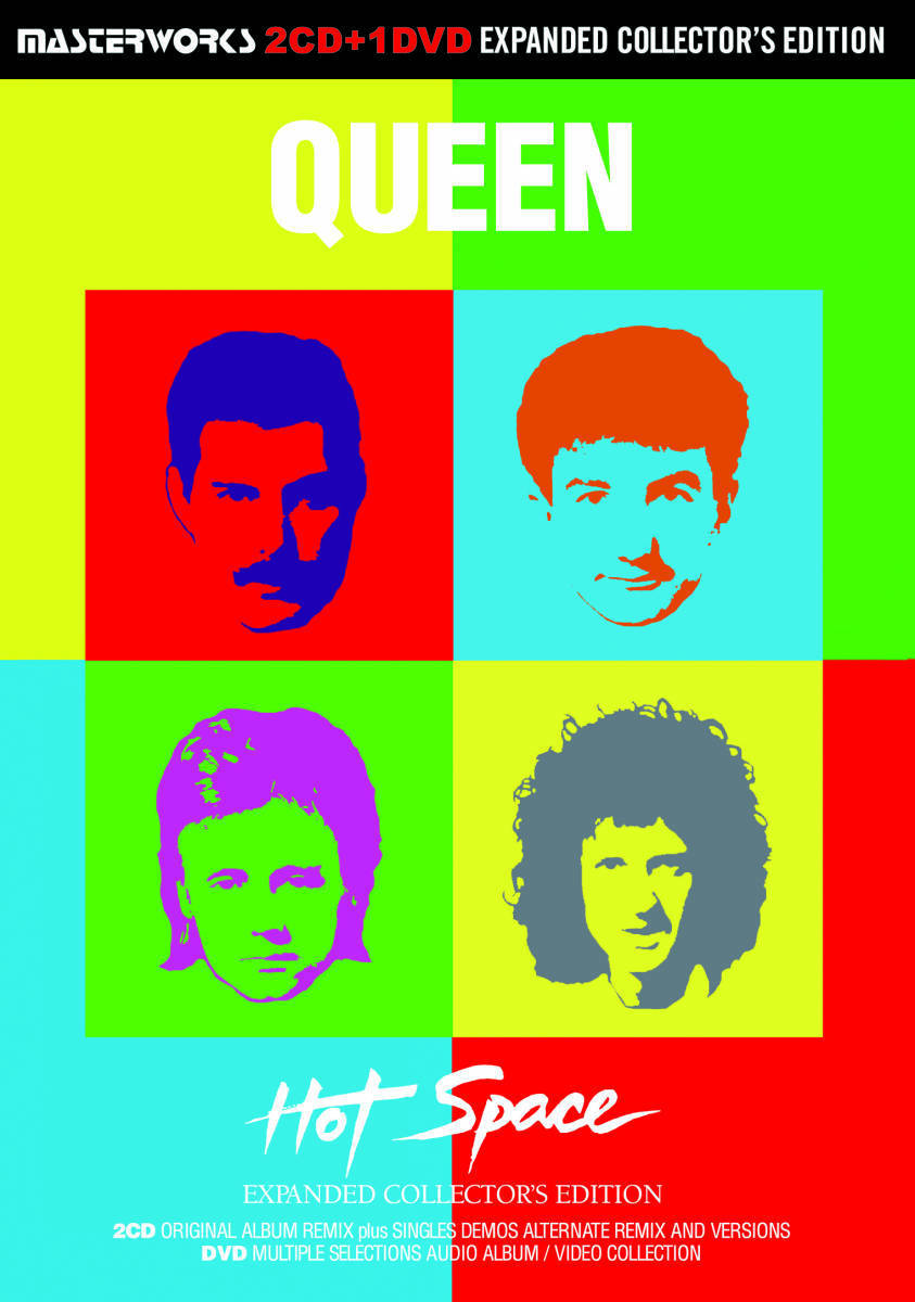 Queen / Hot Space Expanded Collector's Edition 2CD+1DVD Masterworks