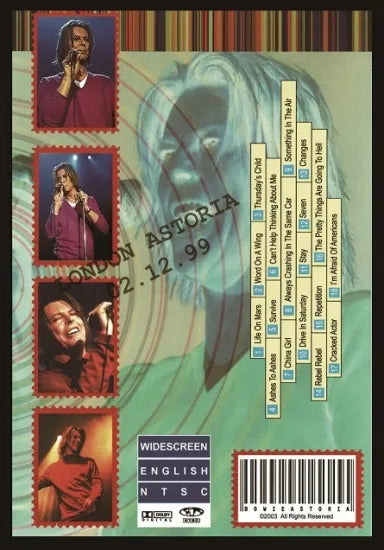 DAVID BOWIE / THURSDAY'S CHILD LIVE IN LONDON 1999 (1DVDR)