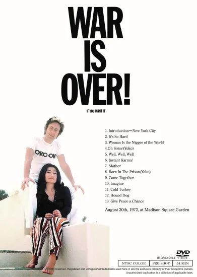 JOHN LENNON / LIVE IN NEW YORK CITY (1DVDR)