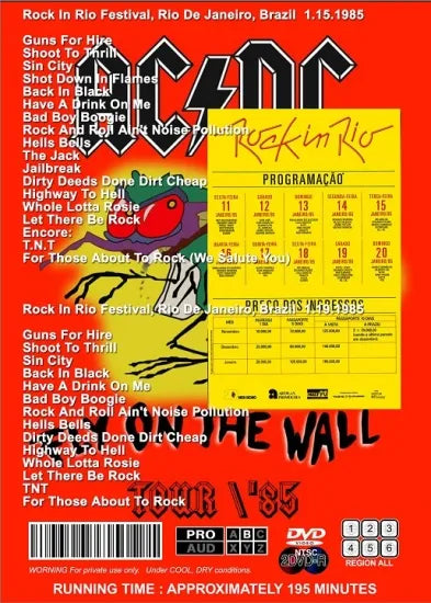 AC/DC / ROCK IN RIO 1985 (2DVDR)