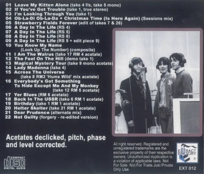 THE BEATLES / BACKYARD REEL (1CD)