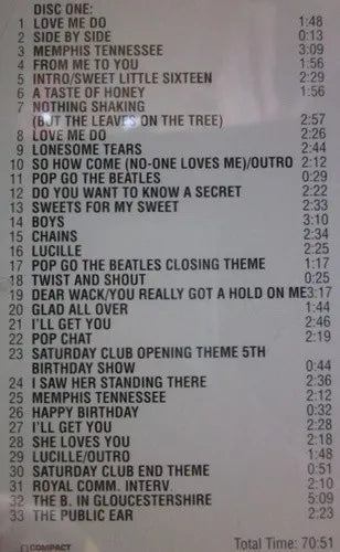 THE BEATLES / BROADCAST COLLECTION TRAILER 1 (2CD)