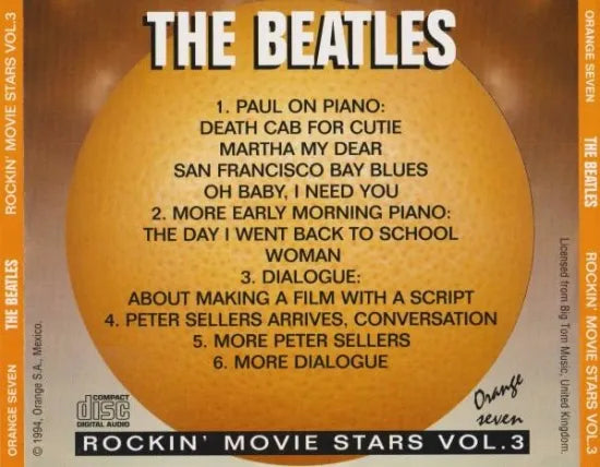THE BEATLES / ROCKIN' MOVIE STARS VOL.3 (1CD)