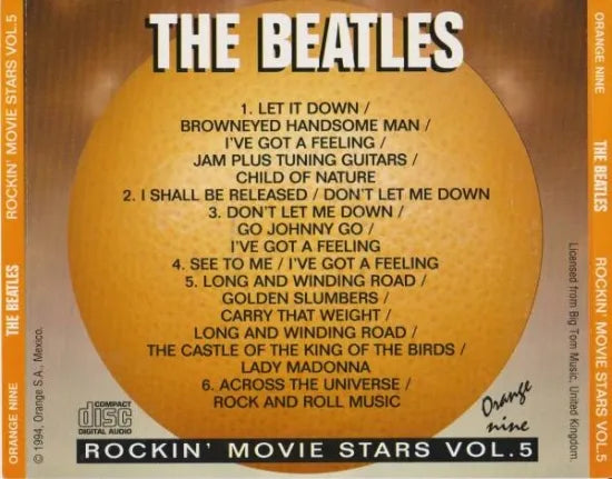 THE BEATLES / ROCKIN' MOVIE STARS VOL.5 (1CD)