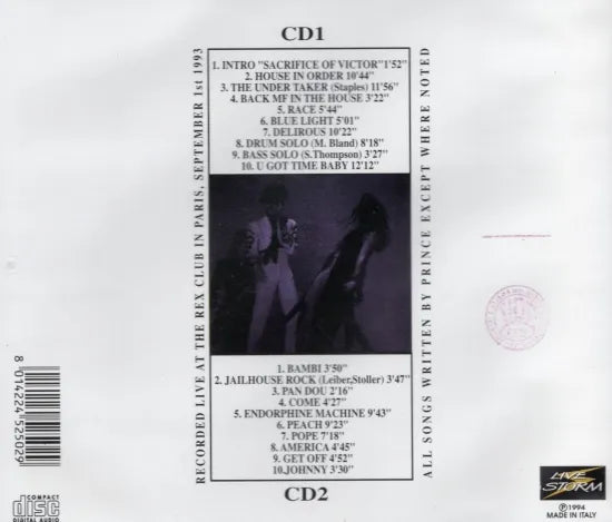 PRINCE & NEW POWER GENERATION / LIVE AT REX  (2CD)