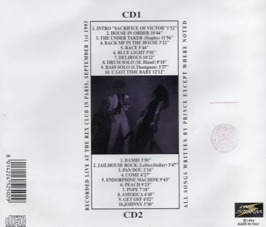 PRINCE & NEW POWER GENERATION / LIVE AT REX  (2CD)