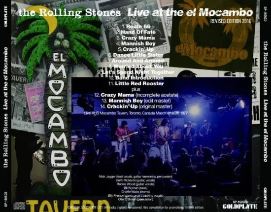 THE ROLLING STONES / LIVE AT THE EL MOCAMBO REVISED EDITION 2016 (1CD)
