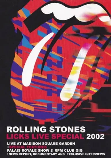THE ROLLING STONES / LICKS LIVE SPECIAL 2002 (2DVD)