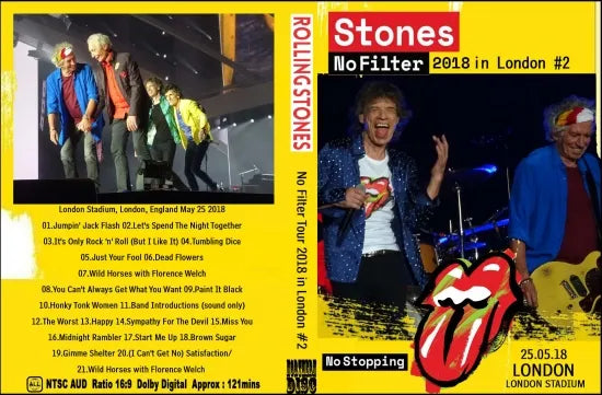THE ROLLING STONES / No Filter Tour 2018 in London #2 (1DVD)