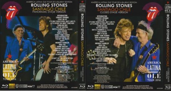 THE ROLLING STONES / AMERICA LATINA OLE TOUR 2016 SANTIAGO CHILE (2BDR)