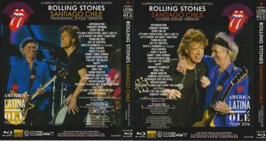 THE ROLLING STONES / AMERICA LATINA OLE TOUR 2016 SANTIAGO CHILE (2BDR)
