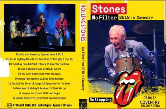 THE ROLLING STONES / No Filter Tour 2018 in Coventry (1DVDR)
