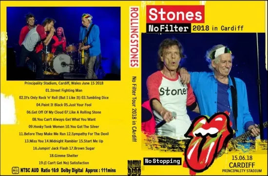 THE ROLLING STONES / No Filter Tour 2018 in Cardif (1DVDR)