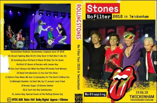 THE ROLLING STONES / No Filter Tour 2018 in Twickenham (1DVDR)